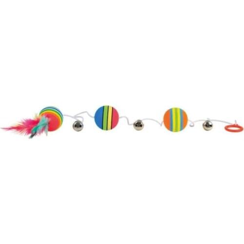 Trixie Cat Toy Zilli, Drawstring Sponge Balls 480298286