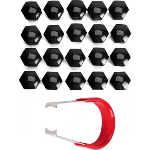 + REMOVAL TOOL Wheel 20PCS NUT BOLT ALLOY Accessories CAP COVERS Gloss