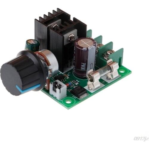 1PC 9V-50V 10A PWM DC Motor Speed Controller with Knob Adjustable Speed Regulator #C93U# Dropship HOmeful
