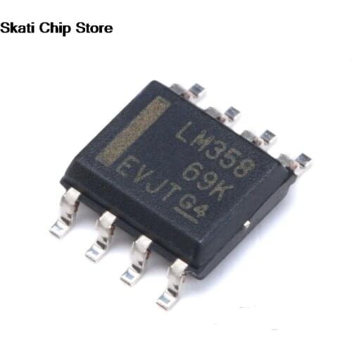 LM358DR SOP8 operational amplifier SOIC-8 Low power IC Dual standard operational amplifier