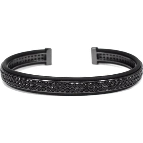 Fashion Vintage New Micro Pave CZ Bangle for Women Men High Quanlity Copper Bracelets & Bangles Best Gift