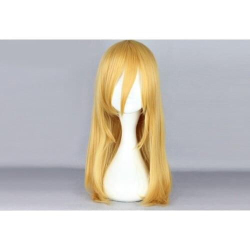 Attack on Titan Cosplay wig Headwear Krista Lenz Cosplay Yellow Hair Halloween Costumes Hair High quality