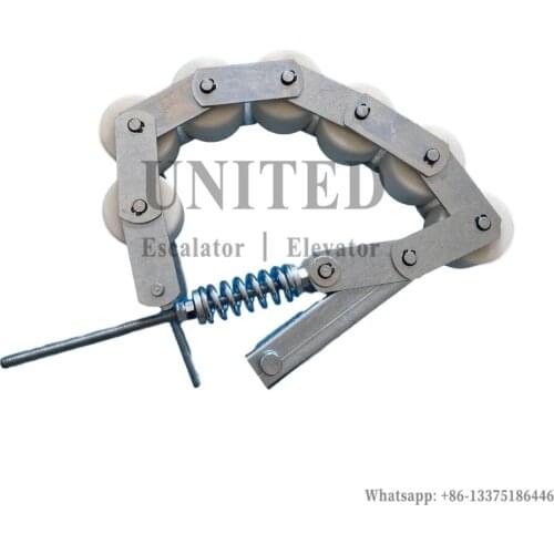 UNITED Handrail Tension Chain GAA332Z1 Pitch 82mm White Roller OD76mm W54mm Bearing 6201