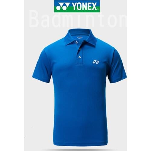 New Yonex yy badminton uniform 115189 men and women quick-drying led lapel POLO team uniform jersey