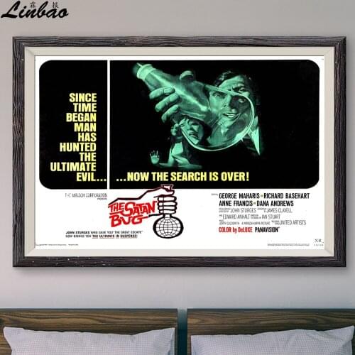 V405 1965 The Satan Bug Vintage Classic Movie Print Silk Poster Home Deco Wall Art Gift