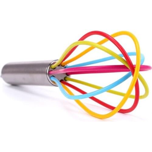 Cream Stirring Hand Blender Egg Beater Hand Mixer Manual Agitator Cake Tools Kitchen Baking Silicone Egg Whisk