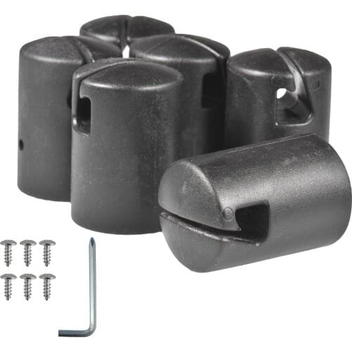 6PCS Trampoline Enclosure Pole Cap Safety Trampoline Protection Cover 25mm Can Be Replaced Rod Cover