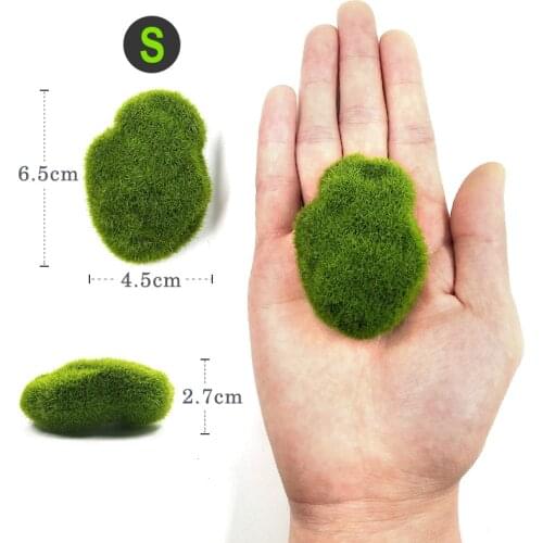 1 Pcs Miniature Garden Simulation Grass Green Figurine Micro Landscape Decor Accessories Resin Craft Fairy Garden Supplies