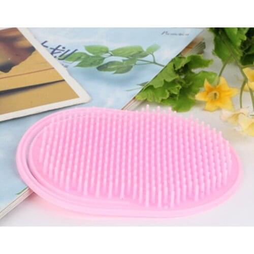 1PCS Shampoo Comb Pocket Men Beard Mustache Palm Scalp Massage Black Hair Care Travel Portable Hair Comb Brush Styling Tools