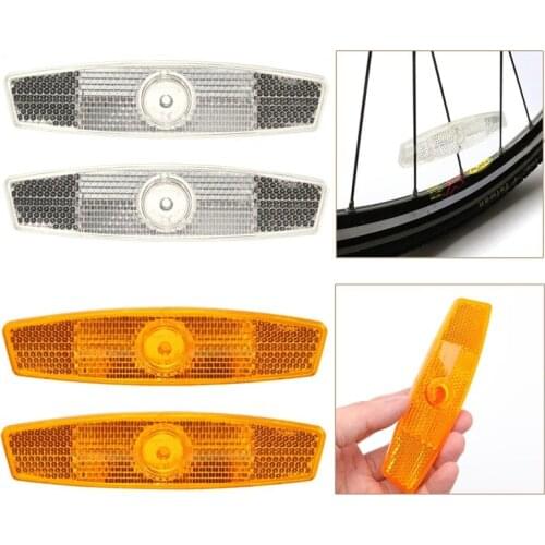 1PCS Bicycle Wheel Safety Spoke Reflector Bike Reflective Mount Clip MTB Warning Reflector Light Bicycle Spoke Bicycle Parts