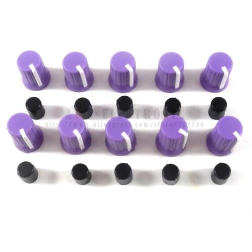 10pcs/lot Purple Color Rotary Control Knob fit For Pioneer XDJ-RX R1 RZ AERO DJM-T1 S9 DIY DJ