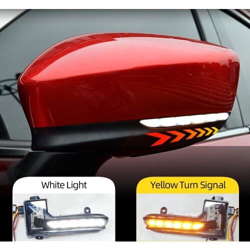 2Pcs For Mazda 3 For Mazda 6 2017 2018 2019 Dynamic LED Turn Signal Light Rearview Mirror Indicator Sequential Blinker Lamp