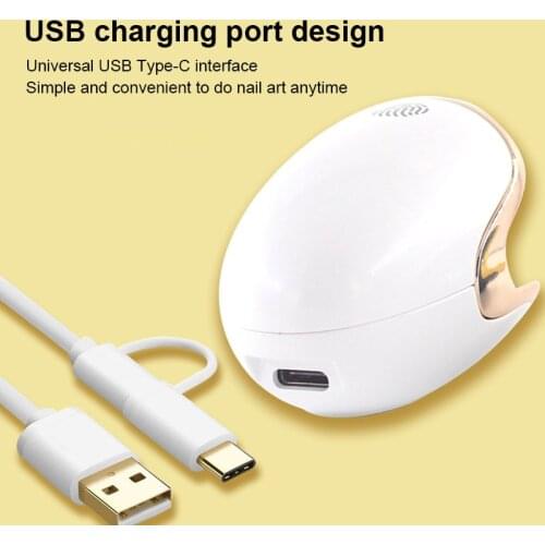 6W 3 LED Nails Lamp Nail Dryer Machine Mini Cute USB Phototherapy Portable Lamp For Drying UV Nails Gel Polish Manicure Tools