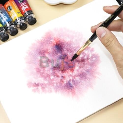 SUPER VISION Layered Watercolor Pigment, 12 Color Set, Art Professional, Single Washable Professional Mineral Color