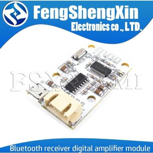PAM8403 Wireless Bluetooth 4.0 Stereo Audio Receiver Module Digital Amplifier Sound Loud Board Micro USB 3W+3W 5V DC For Arduino