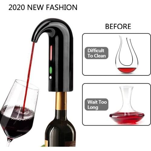 Electric Wine Aerator One Touch Portable Red Wine Accessories Aeration For Wine and Spirit Beginner and Enthusiast
