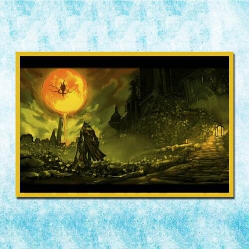 Bloodborne Retro Poster Vintage Poster Wall Decor For Home Bar Cafe Personalised Room Dormitory Decoration-019