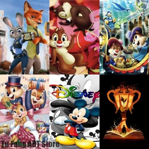 Canvas Painting Wall Art Disney Animation Series Posters and Prints Nordic Room Decor Pictures for Living Kids Home Decoration