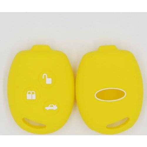 4PC Keyless Remote Protect Skin Cap Accessories for Ford EcoSport 2018 - 2020 2 Button Silicone Car Key Fob Cover Case Set