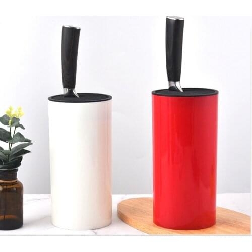 Multi-functional Knife Holder Stand For Knife Plastic Shelf Cutlery Block Rack Kitchen Knife Organizer Accessories Tools Storage