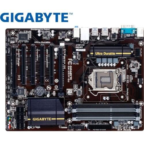 GIGABYTE GA-Z87P-D3 original mainboard DDR3 LGA 1150 Z87P-D3 32GB USB3.0 USB2.0 Z87 used Desktop Motherboard