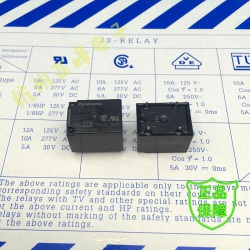 Original JS1-5V-F AJS1319F 5pin 10A 250VAC 5VDC relays
