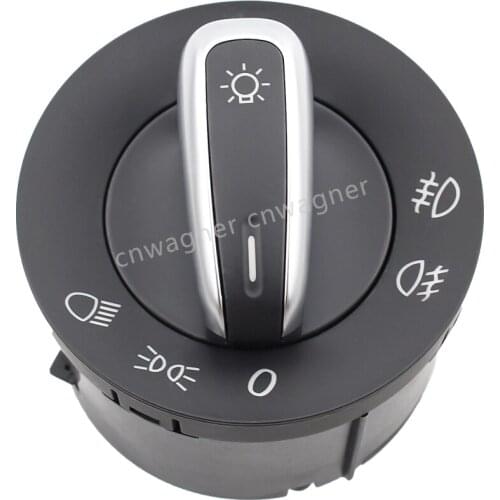 Headlight Control Switch Matte For VW Golf 5 6 GTI Mk5 Mk6 Jetta 5 Passat B6 Touran Tiguan 5ND 941 431 A 3C8941431C