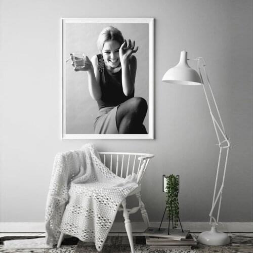 Edie Sedgwick Poster Wall Art Painting Movie Star Canvas Posters and Prints Wall Picture for Living Room Decoration