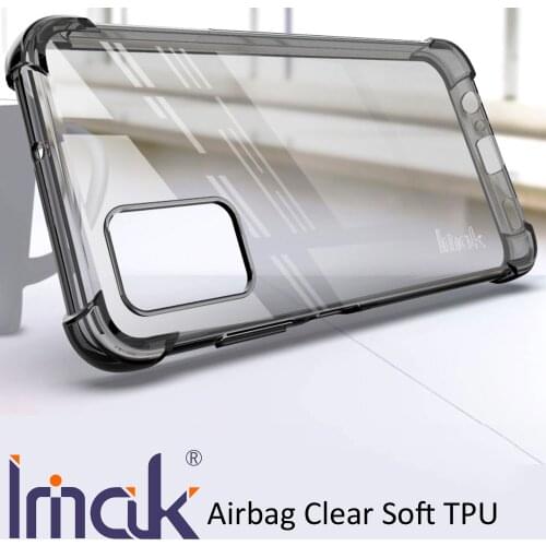 IMAK Airbag Case For Samsung Galaxy F52 5G Drop resistance Soft TPU Silicone Clear Transparent Cover