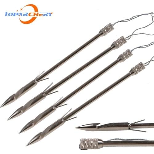 6/12/24pcs Slingshot Arrows Fish Dart Hunting Catapult Dart Fishing Gear Stainless Steel Arrowhead Shooting Accessorie