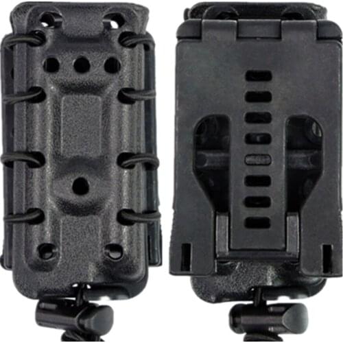 Tactical Magazine Pouches Military Fastmag Belt Clip Plastic Molle Pouch Bag 9MM Pistol Mag Carrier