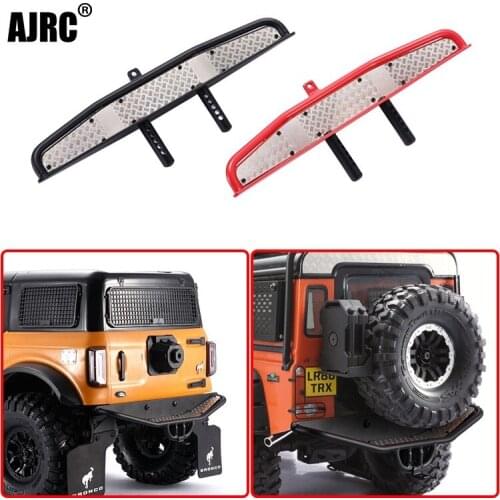 Traxxas Trx4 Bronco Chevrolet K5 Defender Axial Scx10 Iii Jeep Wrangler Metal Rear Bumper Type B 1/10 Rc Car Parts