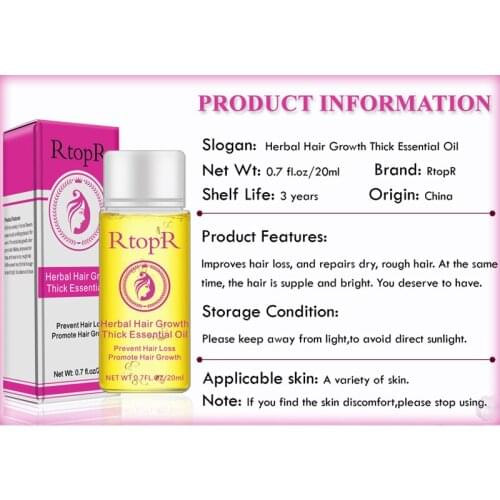 20ml Hair Growth Thick Essential Oil Hair Scalp Care Treatment for Men Women B99