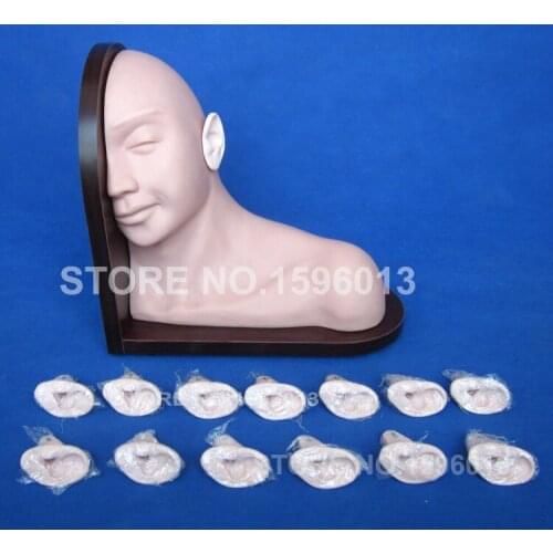 Advanced Human Ear Examination Training Model, 14pcs Ear Inspection Simulator