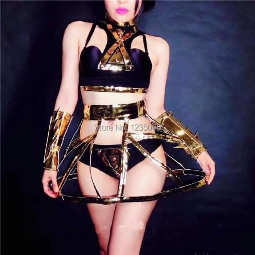 WYY Catwalk Model Show Stage Performance Clothes Nightclub Bar Party Event Bikini Dance Suit Team Costume