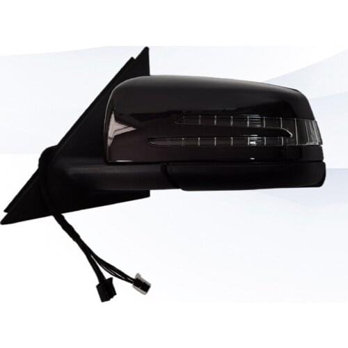 Car Side Mirror Outside Lamp RearView Mirror Black Replace For Mercedes-Benz GLK X204 GLK250 GLK300 GLK350 GLK450 2009-2015