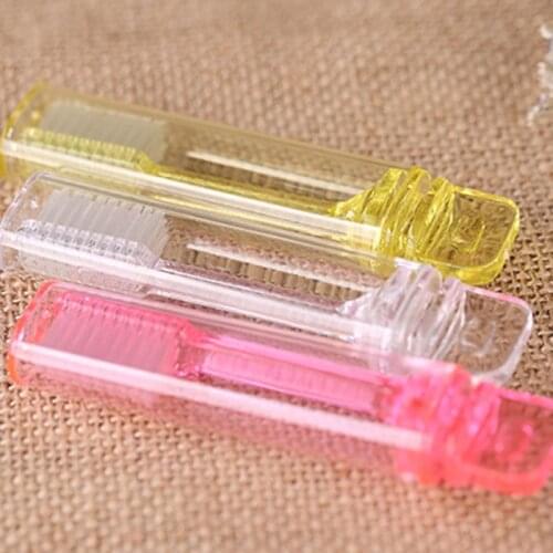 Folding Travel Toothbrush Foldable Toothbrush for Outdoor Camping Business Trip AC889