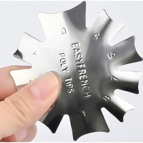 1pcs Cutter French Manicure Nail Art Tool -Edge Trimmer Easy French SMILE CUT+DEEP V & C Shape SMILE LINE Tool Cutter/Trimmer 01