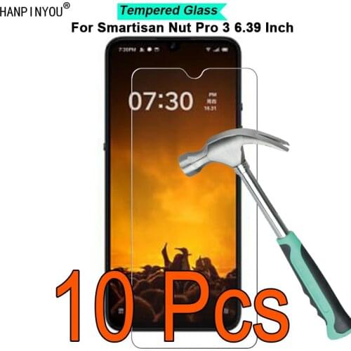 10Pcs/Lot For Smartisan Nut Pro 3 Pro3 6.39" 9H Hardness 2.5D Ultra-thin Toughened Tempered Glass Film Screen Protector Guard