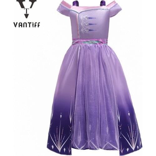 2021 Summer Princess Dress For Girls Kids Queen Clothes Fancy Cartoon Halloween Christmas Costume Girls Birthday Party Dresses