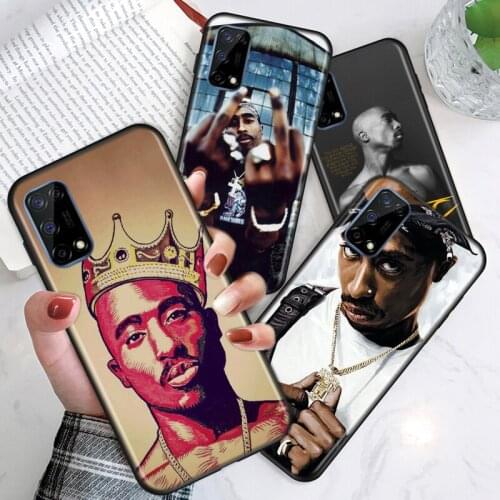 2pac Tupac And Biggie For Realme V15 X50 X7 X3 superzoom X2 C17 C11 C3 7i 7 6i 6S 6 5 Narzo 20 5G Pro Soft Phone Case