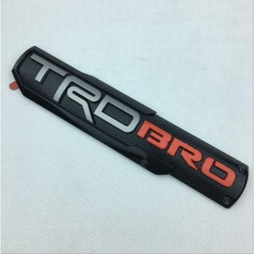 3D BRO Custom Auto Fender Emblem Trunk Badge Decals Sticker Car Accessories