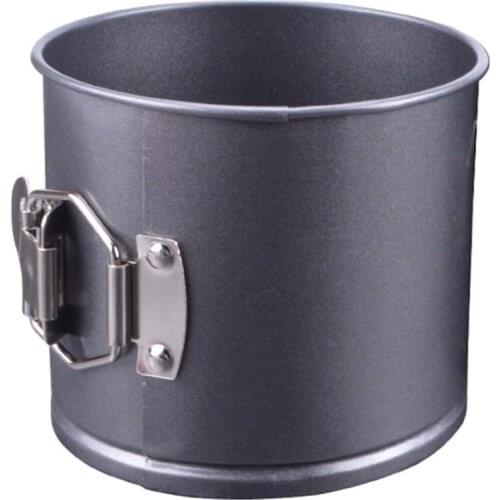 4Pcs Springform Cake Pan,Non-Stick Round Leakproof Springform Cake Pan Set Includes 4Inch 5Inch 6Inch 7Inch for Baker