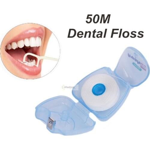 50m Fresh Up Dental Floss Safety Toothpick Clean and sanitary Teeth Clean Oral Hygiene Kit Health Care tools