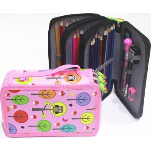 Kawaii Penal for Back to School Pencil Case Big 32 52 72 Holes Pen Box Cute Pencilcase Large Korean Cartridge Bag Stationery