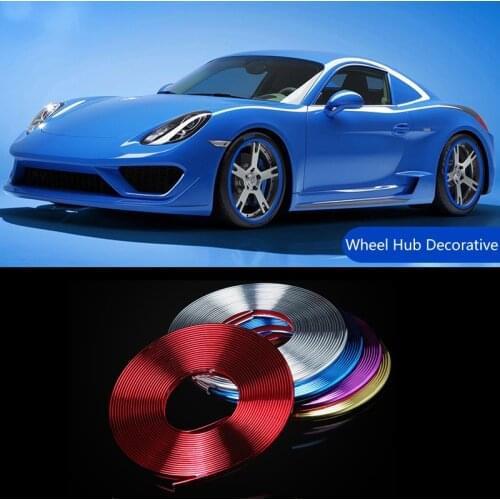 Car Wheel Hub Rim Decorative Protection Sticker For Mercedes Benz W202 W220 W204 W203 W210 W124 W211 W222 X204 AMG CLK