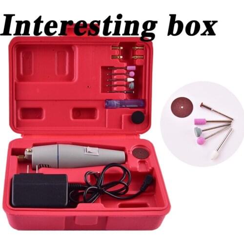 Gundam mini electric drill group electric cutting sander drilling tool set DIY hand model processing drilling