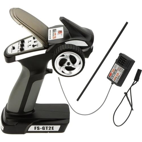 Flysky FS-GT2E Radio Transmitter Remote Controller FS-GT2E AFHDS 2A 2.4g 2CH Radio System for RC Car Boat with FS-A3 Receiver