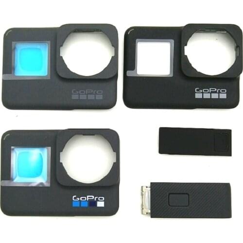 Battery Cover For GoPro Hero 4 5 6 7 Black Original Accessories Frame Front Door Faceplate Panel/For Gopro Hero 8 7 5 4 Case/Bag
