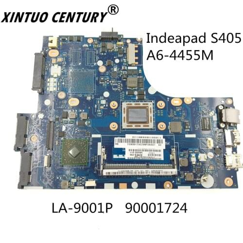LA-9001P For Lenovo Ideapad S405 NoteBook Laptop Motherboard 11S90001724 90001724 VAUS5 w A6-4455M CPU Tested